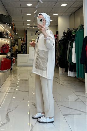 ست گرمکن بژ زنانه Relaxed Vosse - کد 865788118