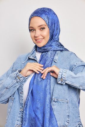 شال سرمه ای زنانه Scarf - کد 865787613