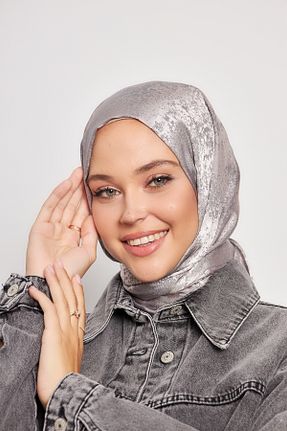 شال طوسی زنانه Scarf - کد 865980752