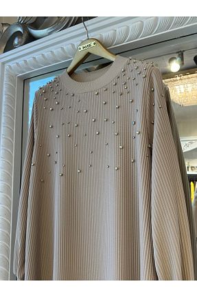 لباس حجاب بژ زنانه A-line Invee - کد 827554019