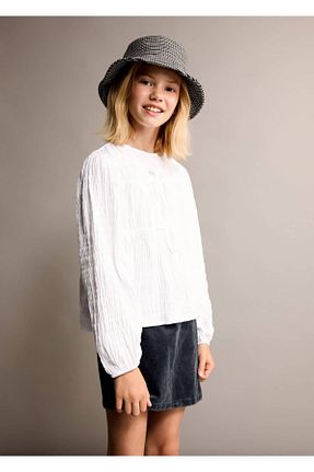 تیشرت سفید بچه گانه رگولار MANGO Kids - کد 858212575