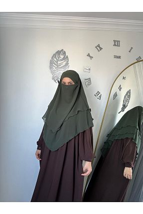 روسری خاکی شیفون yusracollectionn - کد 855740374