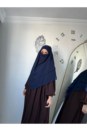 روسری سرمه ای شیفون yusracollectionn - کد 855740419