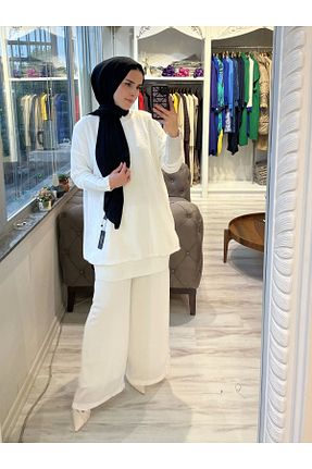 تونیک حجاب نباتی زنانه بافت Invee - کد 828591403