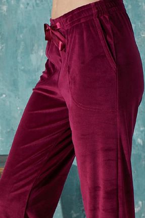 شلوار کرمگن زرشکی زنانه رگولار VERA LİFE - کد 865857678