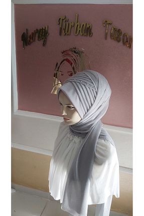 شال طوسی زنانه NurAy - کد 865886602
