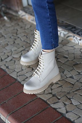 بوت / نیم بوت نباتی زنانه چرم خالص EREN SHOES BAG - کد 865916256