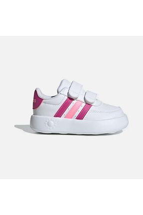 کفش اسنیکر سفید بچه گانه چسبی adidas - کد 828498302