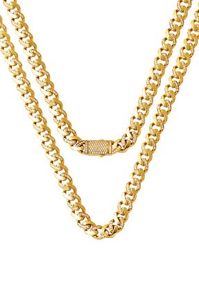 گردنبند طلا زرد زنانه 14 عیار Bilezikci - کد 852752296