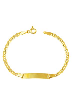 دستبند طلا زرد بچه گانه 14 عیار Bilezikci - کد 447536641