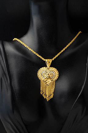 گردنبند طلا زرد زنانه 8 عیار Bilezikci - کد 344009284