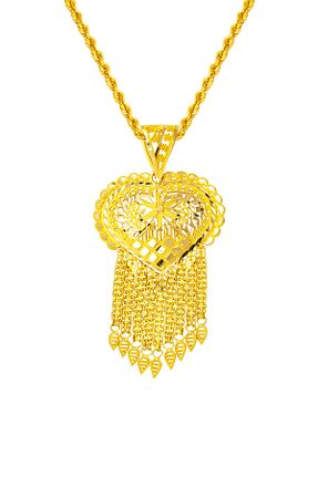 گردنبند طلا زرد زنانه 8 عیار Bilezikci - کد 344009284