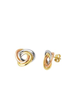 گوشواره طلا زرد زنانه 14 عیار Bilezikci - کد 101732289