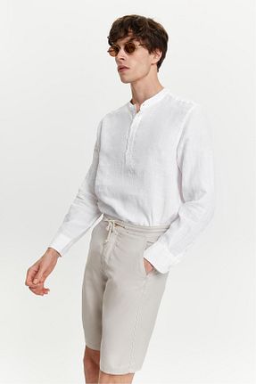 شلوارک و برمودا طوسی مردانه Relaxed Mudo - کد 734496074
