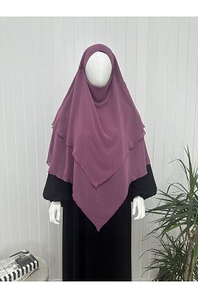 روسری بنفش شیفون erasra class - کد 865989735