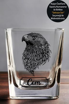 لیوان نارنجی شیشه KadehSepeti - کد 794337720