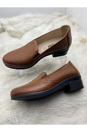 کفش کژوال قهوه ای زنانه پاشنه کوتاه (1 - 4 سانتی متر) ÇİĞDEM KUNDURA - کد 467945187