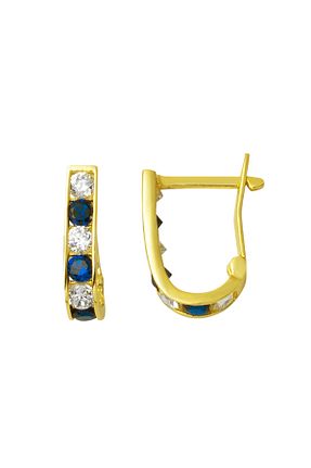 گوشواره طلا زرد بچه گانه 14 عیار Bilezikci - کد 35181166