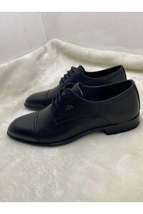 کفش کلاسیک مشکی مردانه چرم خالص ÇİĞDEM KUNDURA - کد 655724412