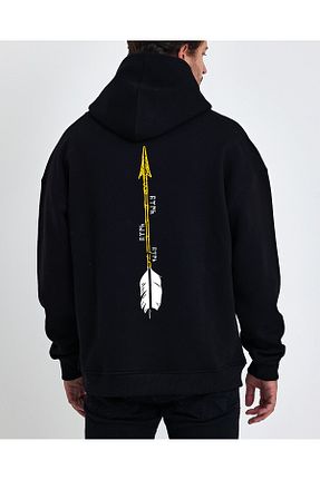 سوئیشرت مشکی زنانه چاپی Uniquetex - کد 866006163