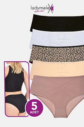 شورت سایز بزرگ مشکی زنانه فاق بلند LadyMelex - کد 89741612
