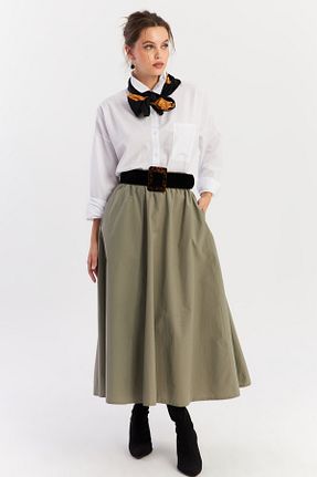 دامن سبز زنانه پلی استر Cool & Modest - کد 864983064