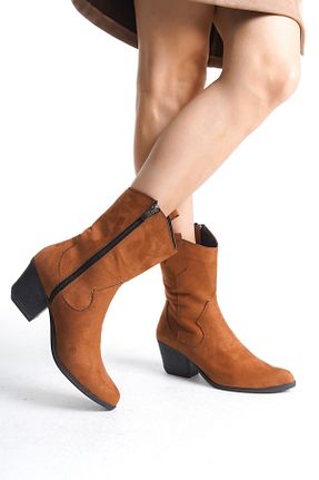 چکمه قهوه ای زنانه چرم مصنوعی Shoesers - کد 864786681