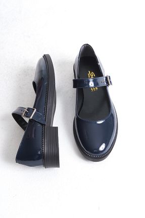کفش کلاسیک سرمه ای زنانه چرم لاکی Shoesers - کد 864788915