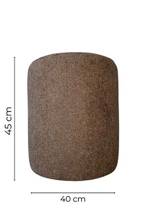 پوف و نیمکت قهوه ای 40 * 40 berjeriX - کد 864794279
