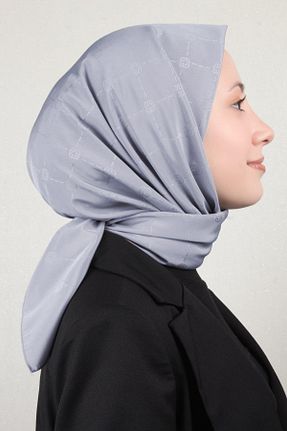 روسری متالیک کرپ ساتن ابریشم Aker - کد 833960318
