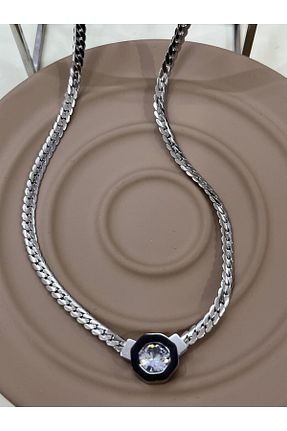 گردنبند استیل ( فولاد ) زنانه استیل (فولاد) YASİN TOPÇU - کد 864799194