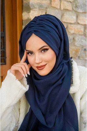 کلاه شنای حجاب سرمه ای زنانه Aişe Tesettür - کد 864814400