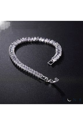 دستبند استیل (فولاد) زنانه نقره JEWELRY - کد 864814544