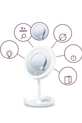 آینه سفید پلاستیک Unichrome - کد 740910655