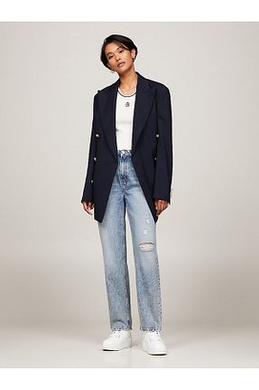 کفش اسنیکر طلائی زنانه بند دار Tommy Hilfiger - کد 786107456