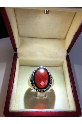 انگشتر نقره سفید مردانه یاقوت vogutima jewelery&silver by timuçin mavili - کد 740310292