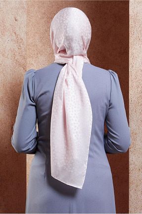 شال صورتی زنانه پلی استر Alvina - کد 864896552
