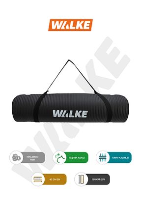 تشک و زیرانداز پیلاتس مشکی 10 میلی متر Walke - کد 856254370