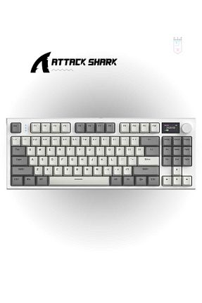 کیبورد گیمر طوسی Attack Shark - کد 855874120