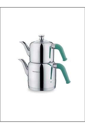 کتری فیروزه ای استیل ضد زنگ KORKMAZ - کد 641686497