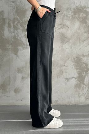 شلوار مشکی زنانه پنبه ای macharel jeans - کد 864667810