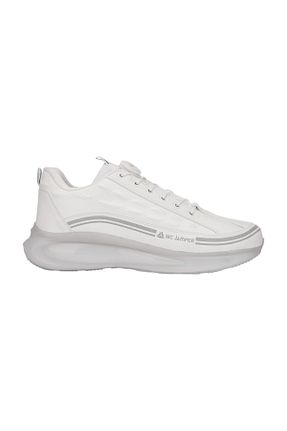 کفش اسنیکر سفید مردانه بند دار İmerShoes - کد 865031001