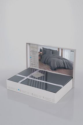 روتختی دونفره طوسی پنبه - ساتن Güvenal - کد 864928488