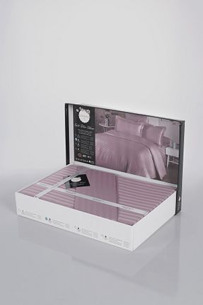 روتختی دونفره بنفش پنبه - ساتن Güvenal - کد 864928423