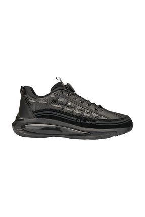 کفش اسنیکر مشکی مردانه بند دار İmerShoes - کد 865030999