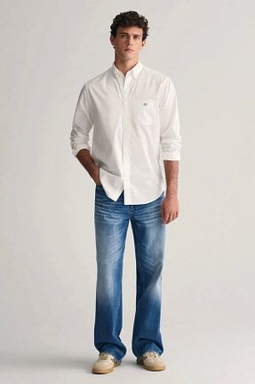 پیراهن صورتی مردانه رگولار Gant - کد 827064071