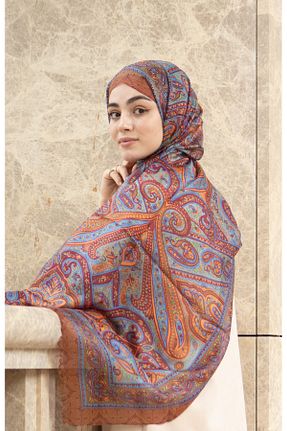 شال قهوه ای زنانه ابریشم Store - کد 864936291
