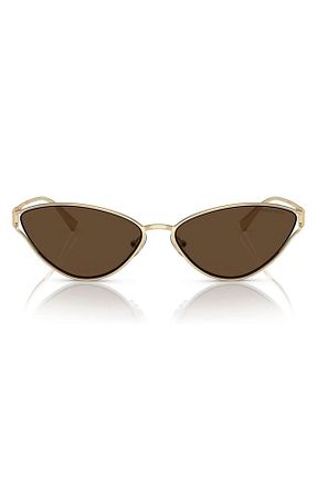 عینک آفتابی طلائی زنانه UV400 Tiffany - کد 864976085