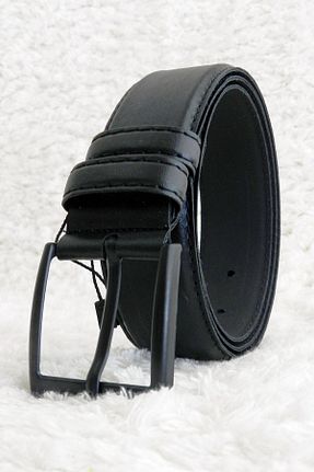 کمربند مشکی مردانه چرم مصنوعی Shine Leather - کد 862141272