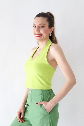 بلوز سبز زنانه ساده Butik Suat - کد 261661254